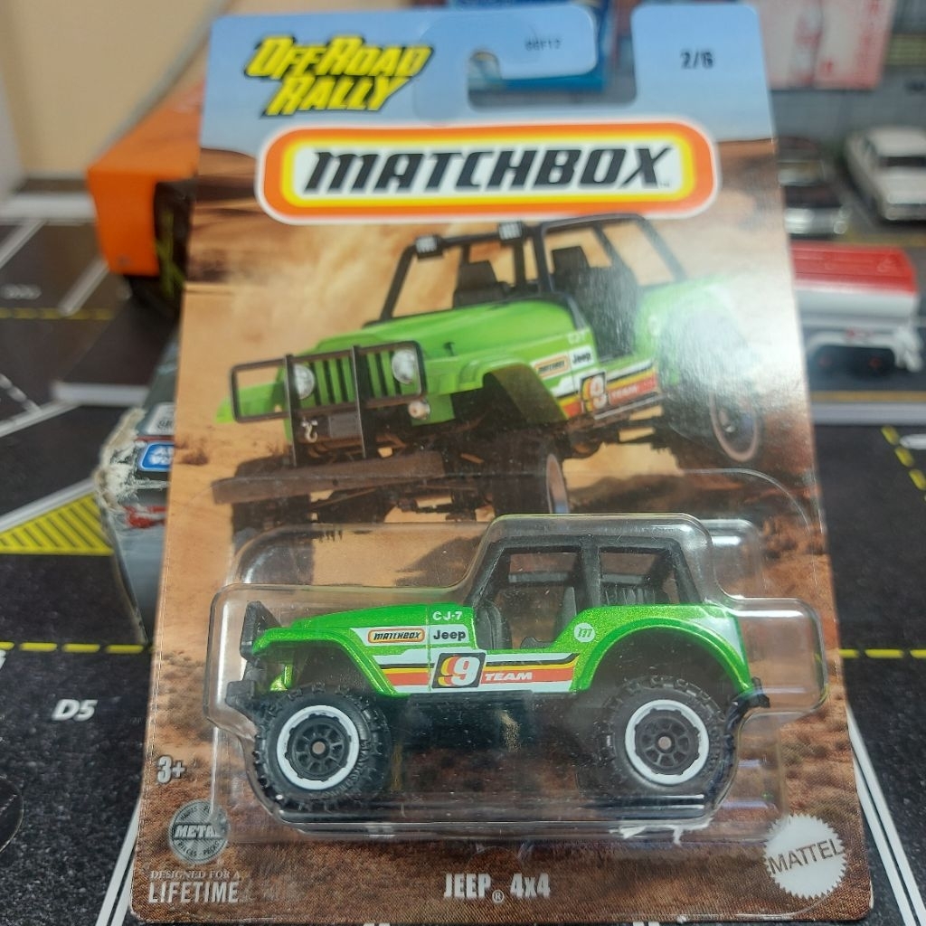 Matchbox Jeep 4x4 hijau
