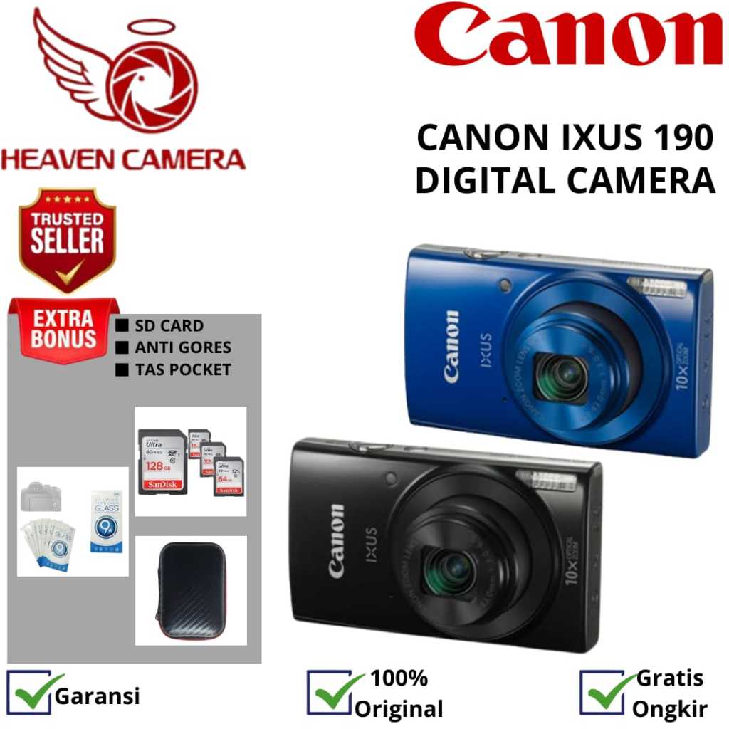 CANON IXUS 190 / KAMERA CANON IXUS 190 / CANON IXUS 190 DIGITAL CAMERA