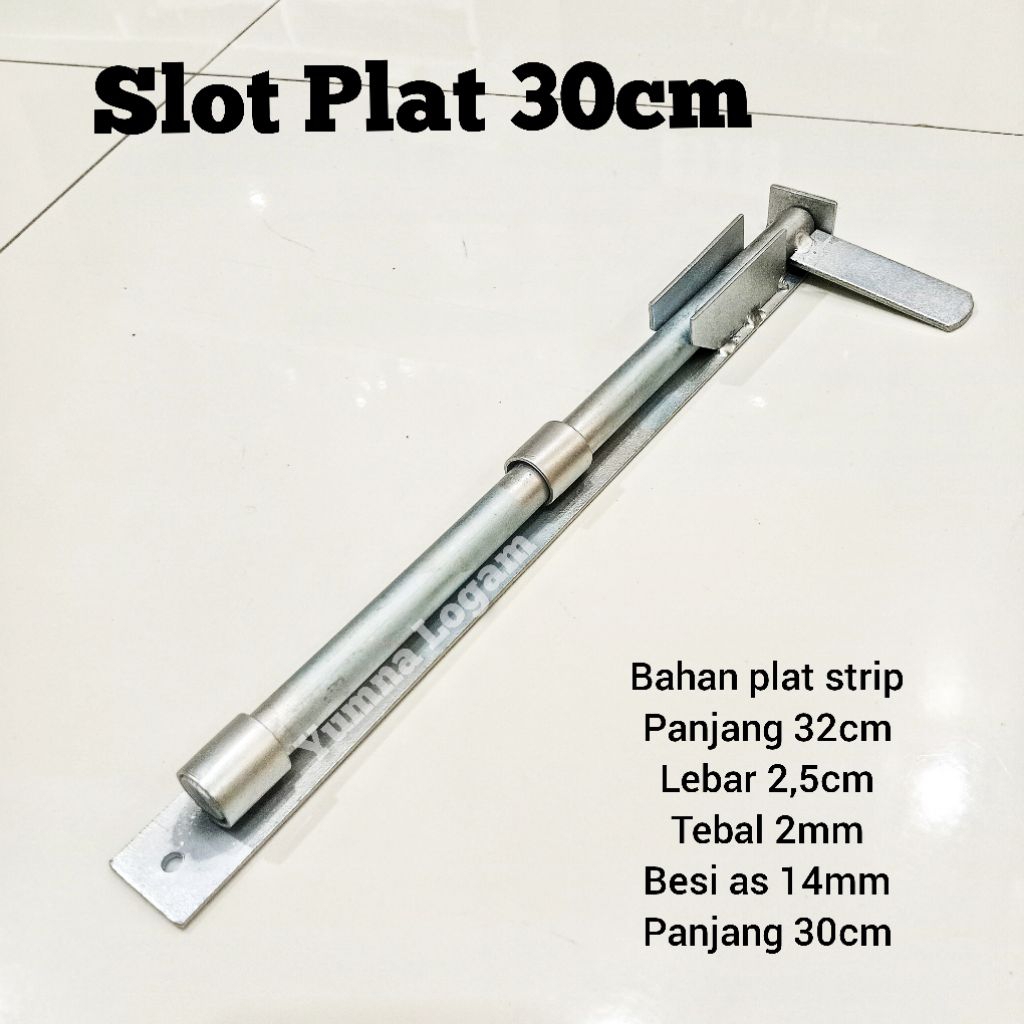 Slot Grendel 30cm Kunci Pagar Besi Dan Kayu Ornamen Aksesoris Pagar Besi Tempa Gebyok Gerbang Garasi