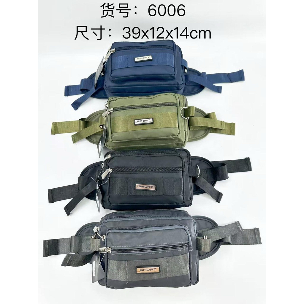 Tas Import pria bahan tebal// waistbag sport// tas import pria// tas pinggang pria// tas pria kekini