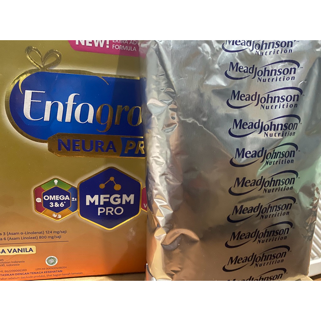 Enfagrow A+3 Vanila 600gr (Kemasan Foil Tanpa Kardus) EXP JUNI 2027 Packing Aman