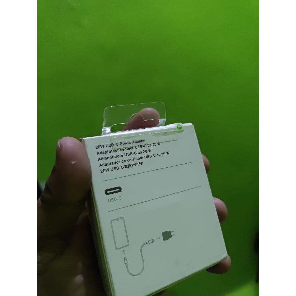 adaptor charger iPhone original segel