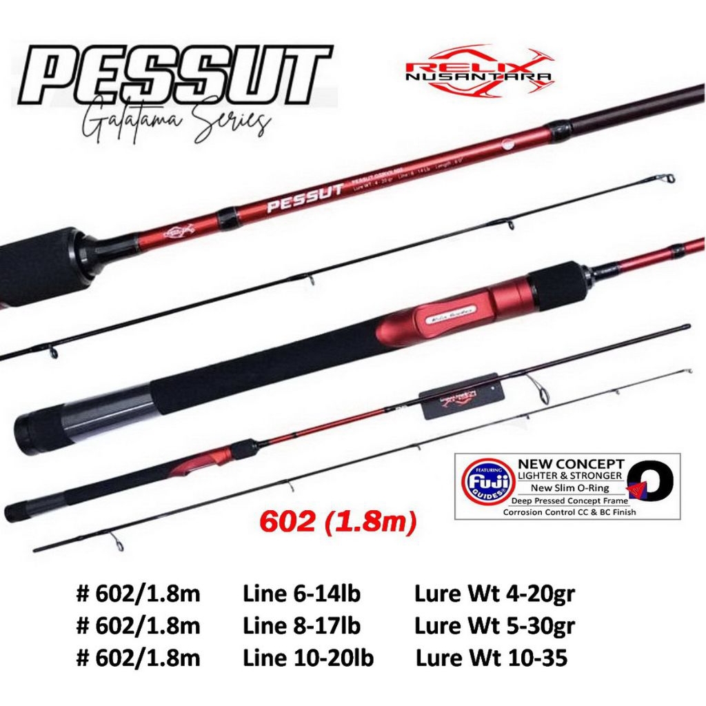 Joran Spinning Relix Nusantara PESSUT 602