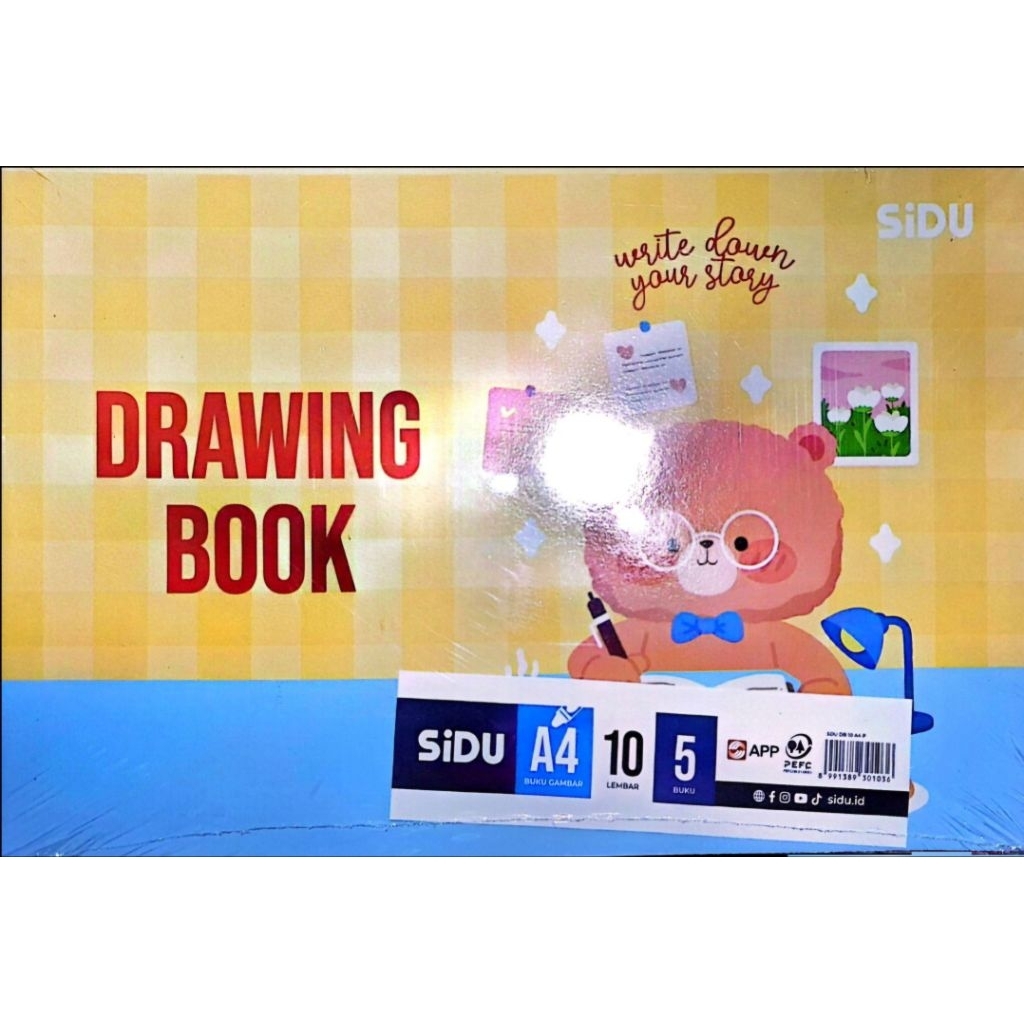 

BUKU GAMBAR SIDU UKURAN A4 ISI 5 PCS