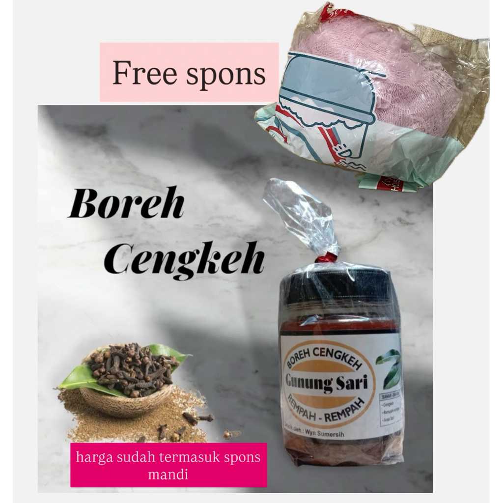 BOREH CENGKEH REMPAH REMPAH GUNUNG SARI scrub