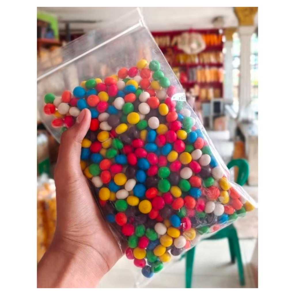 

Permen Biskuit Bola Bola Warna/Pelangi/coklat