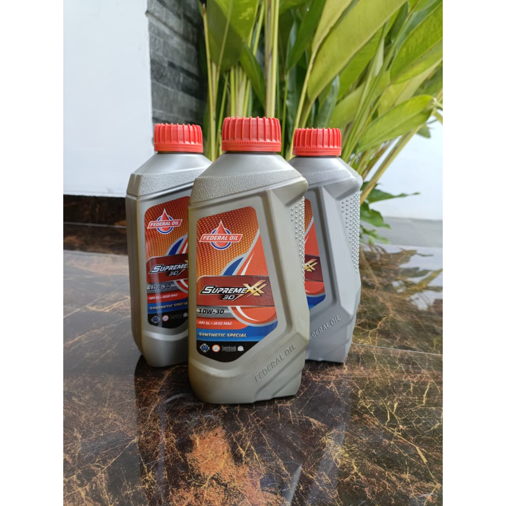 Oli Federal Supreme XX 30 10W-30 API SL JASO MA2 SYNTHETIC SPECIAL 0.8