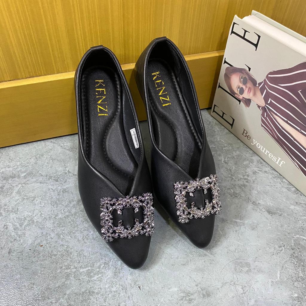 Sepatu Wanita Flat Shoes Pesta Formal Kerja Empuk Lentur