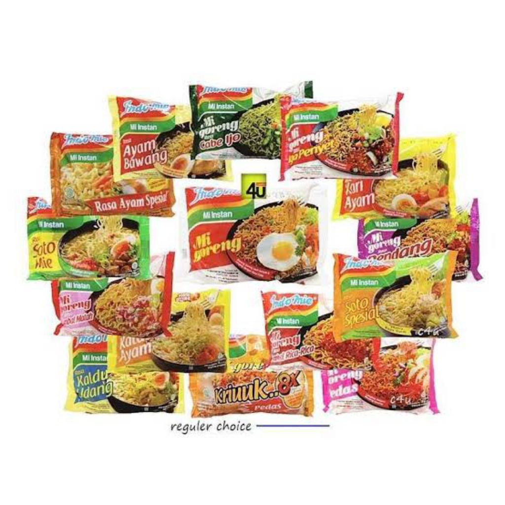 

indomie kuah dan goreng all varian