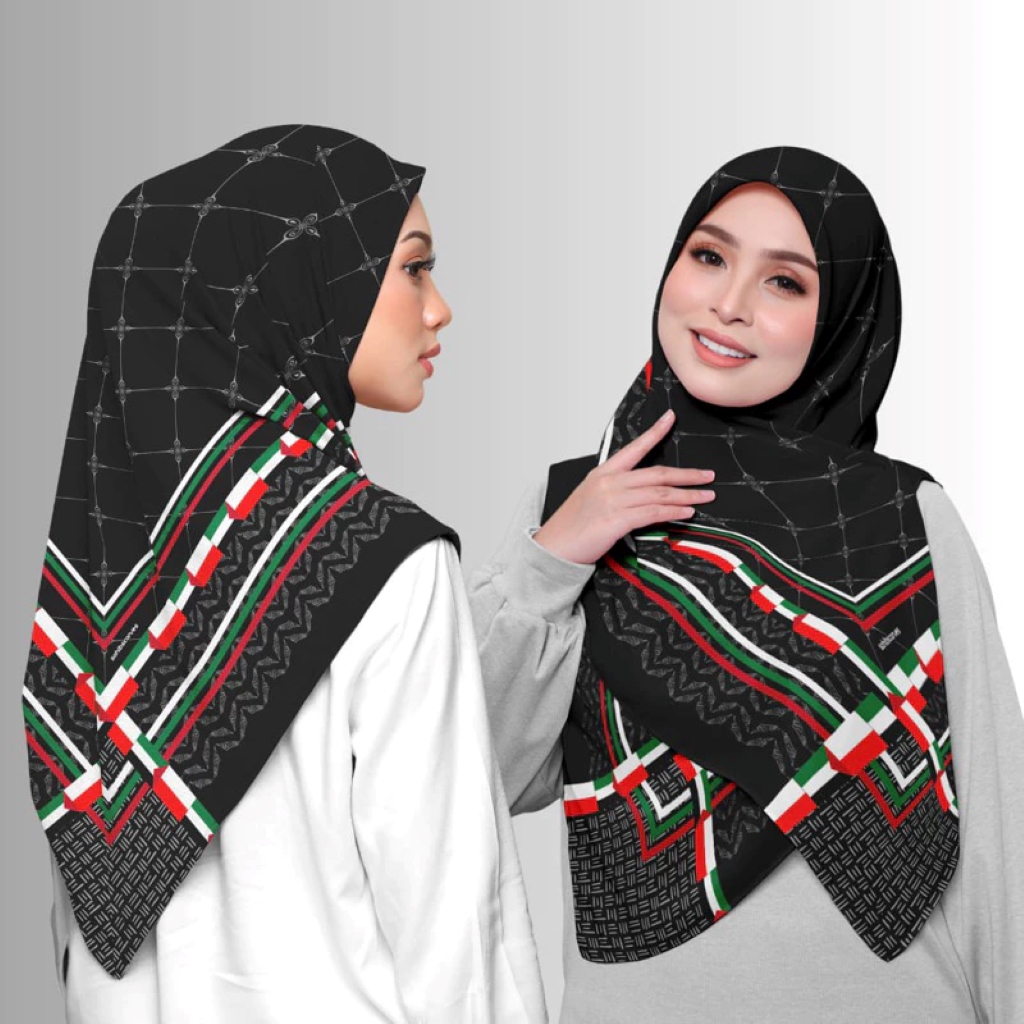 Jilbab PALESTINA Terbaru Segiempat Palestina