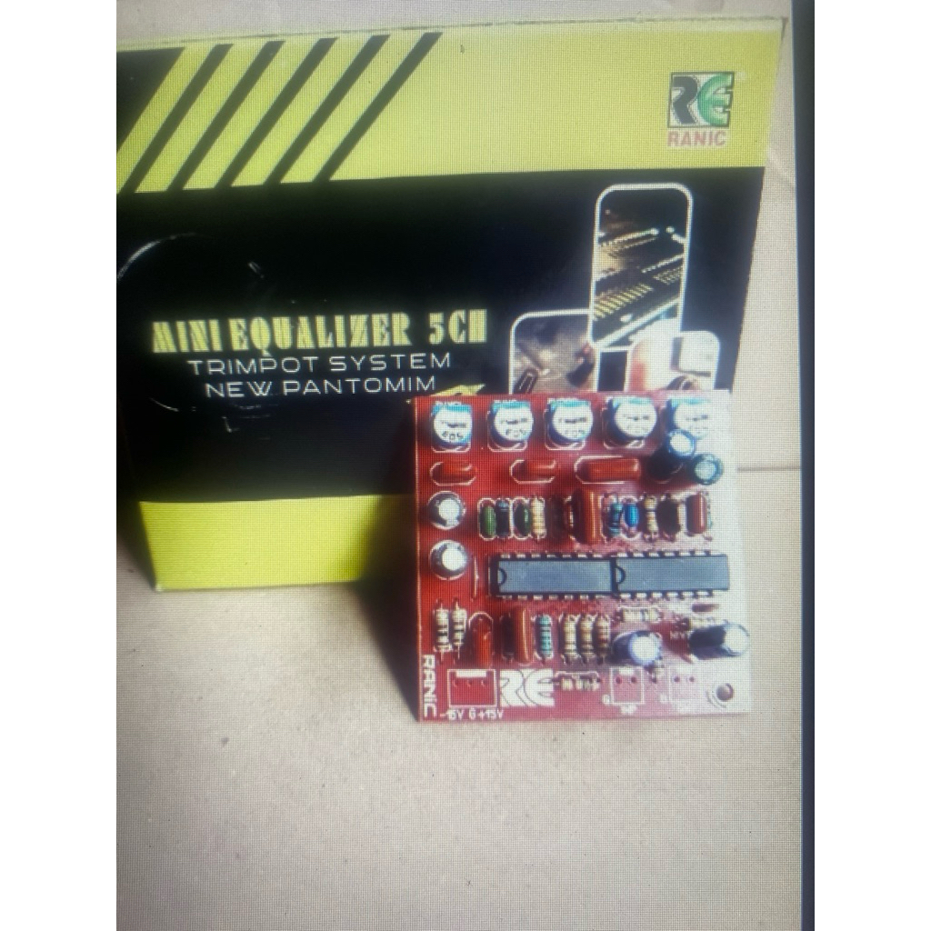 KIT MINI Equalizer5channel mono trimpot system new phantom