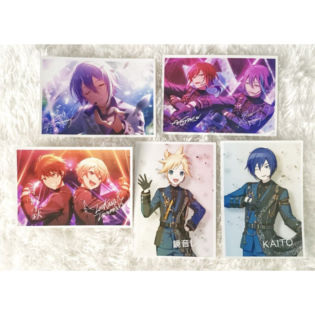Project Sekai x Ensemble Stars Collab Bromide Benefit Tsukasa, Rui, Kaito, Len