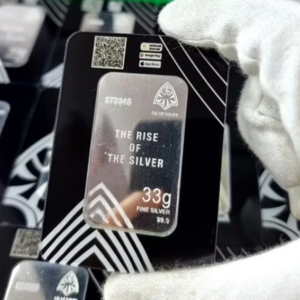 Perak SIlverium 50 dan 33 Gram