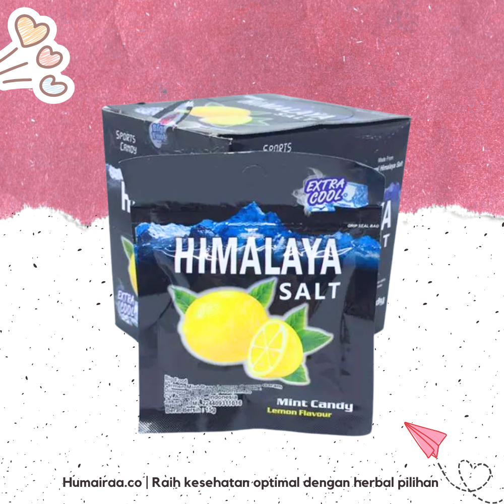 

Himalaya Salt Mint Candy (1 Pack Isi 12 Pcs) 100% ORIGINAL TANPA RAGU OBAT HERBAL BPOM HALAL MUI DINKES PIRT