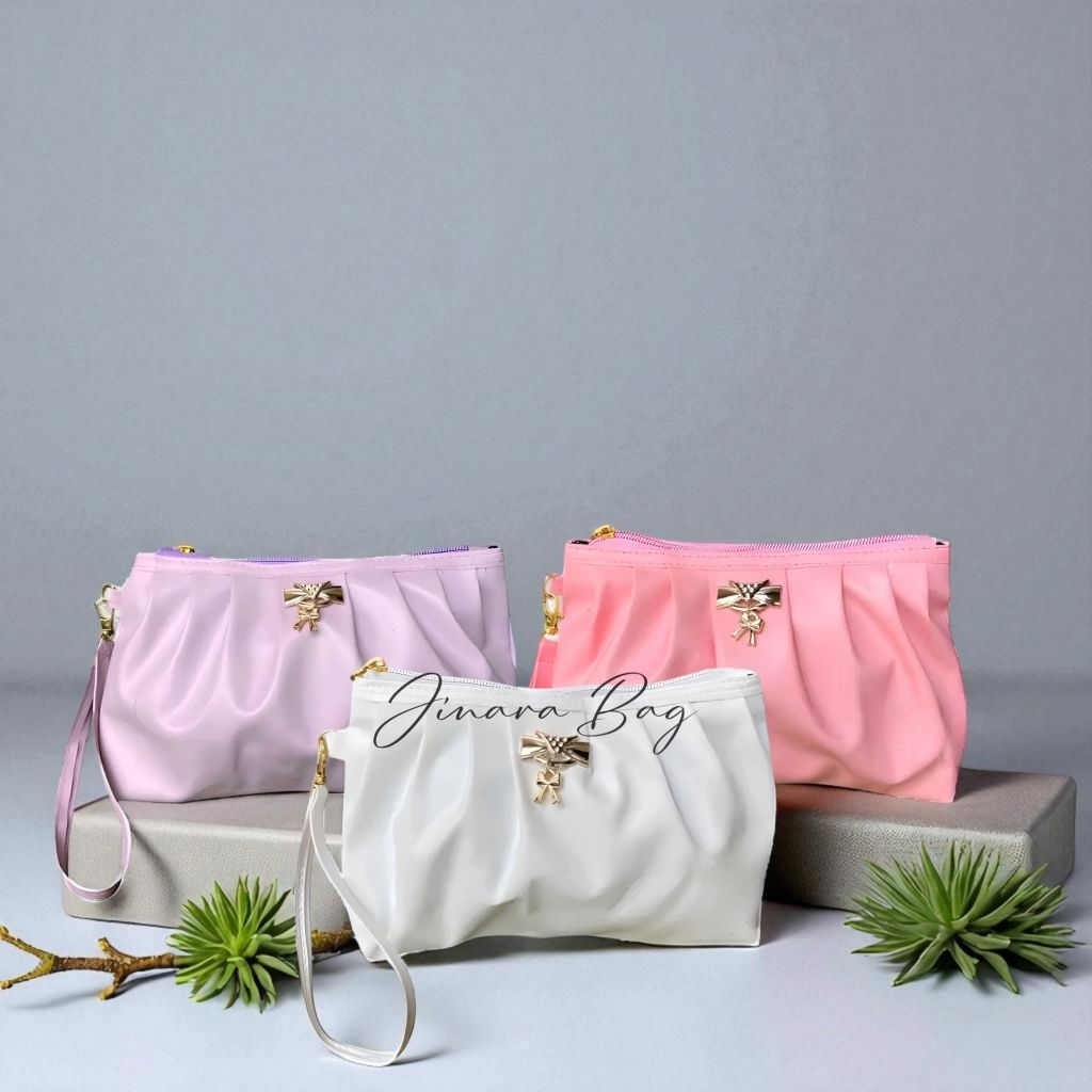 Jinara Bag - Dompet Pouch naura | Dompet lucu | Dompet wanita | Dompet kosmetik | Pouch makeup