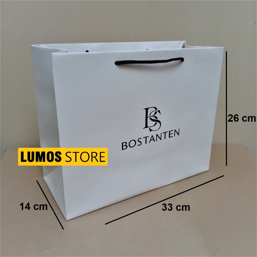 

Paper bag Bostanten premium putih tas kado untuk hadiah