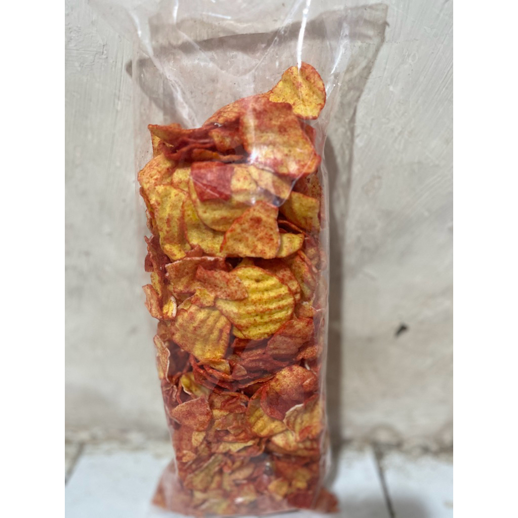 

180 gram Kerupuk puyur / poco-poco rasa balado