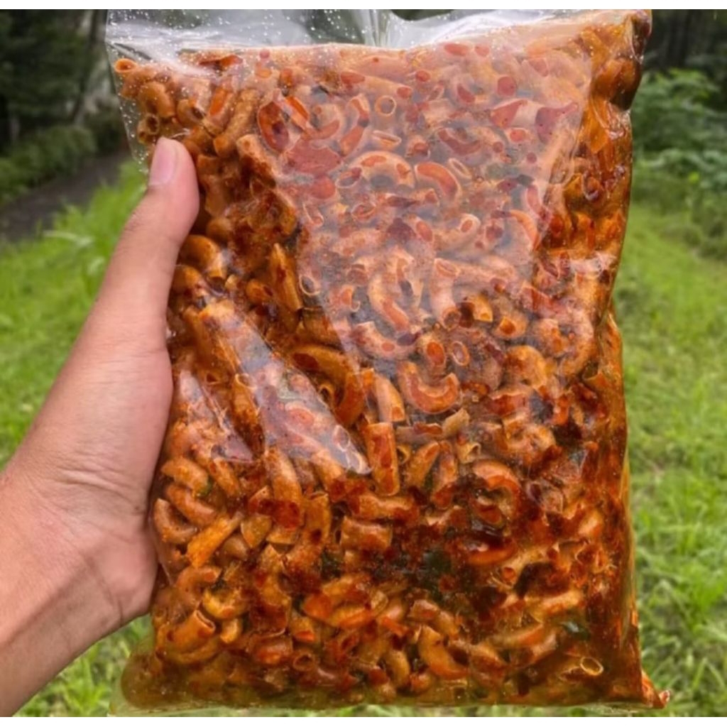 

GG Store - Makaroni Cikruh (100 gr) - Cemilan Nagih - Cemilan Nusantara - Jajanan Viral Kekinian - Makanan Ringan - Makanan Pedas - Snack Pedas