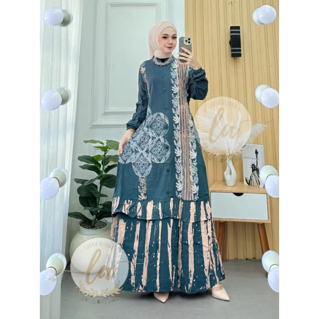 Gamis Twill premium original gamis batik pekalongan