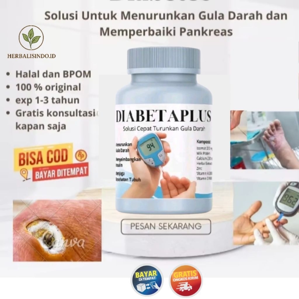 DIABETAPLUS KAPSUL LABU CINA HERBAL CINA SUSU LABU CINA UNTUK DIABETES ORIGINAL