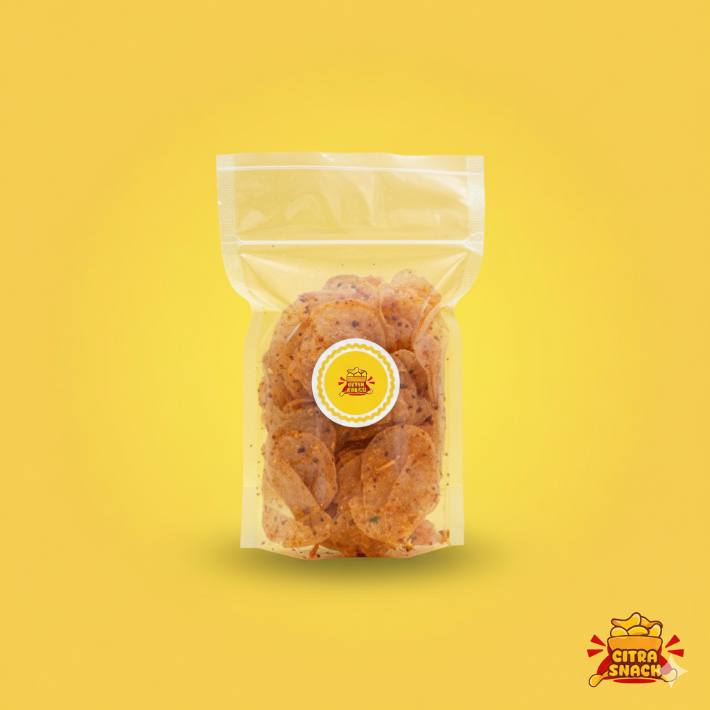 

Keripik Kaca Pedas Gurih!