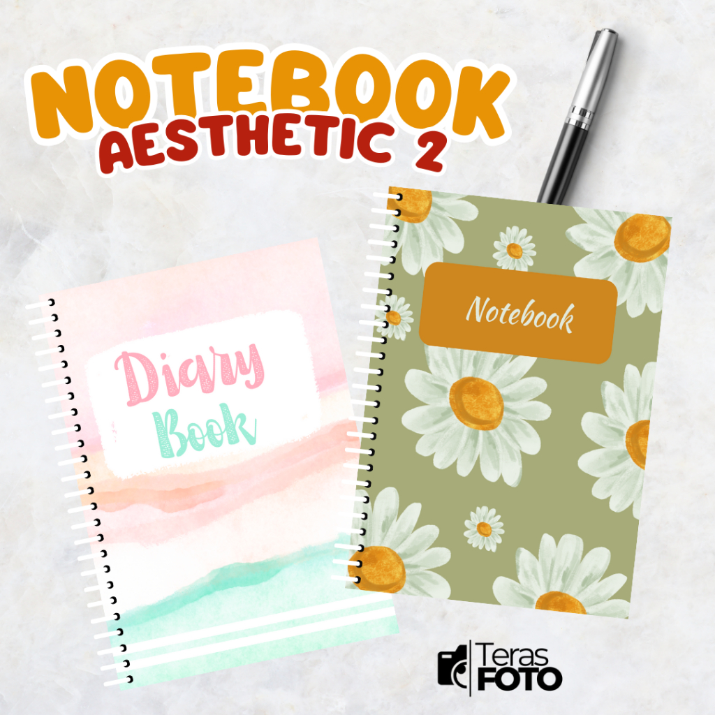 

Notebook Ukuran A5 Spiral AESTHETIC 2