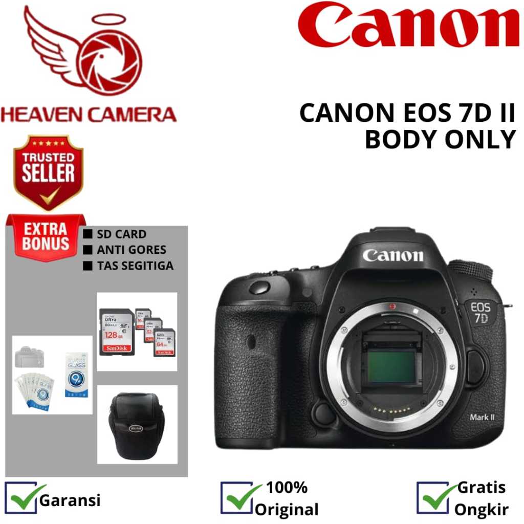 CANON EOS 7D MARK II BODY ONLY DSLR CAMERA / CANON EOS 7D MARK II BODY / CANON 7D II BODY ONLY