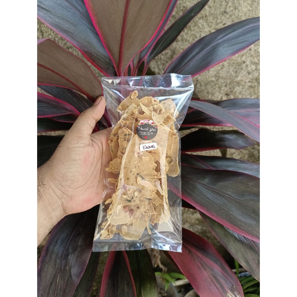 

AJO || PEYEK KACANG ORIGINAL KEMASAN PLASTIK BENING TEBAL || UK BESAR 12x25 cm || RASA ENAK NIKMAT DAN RENYAH