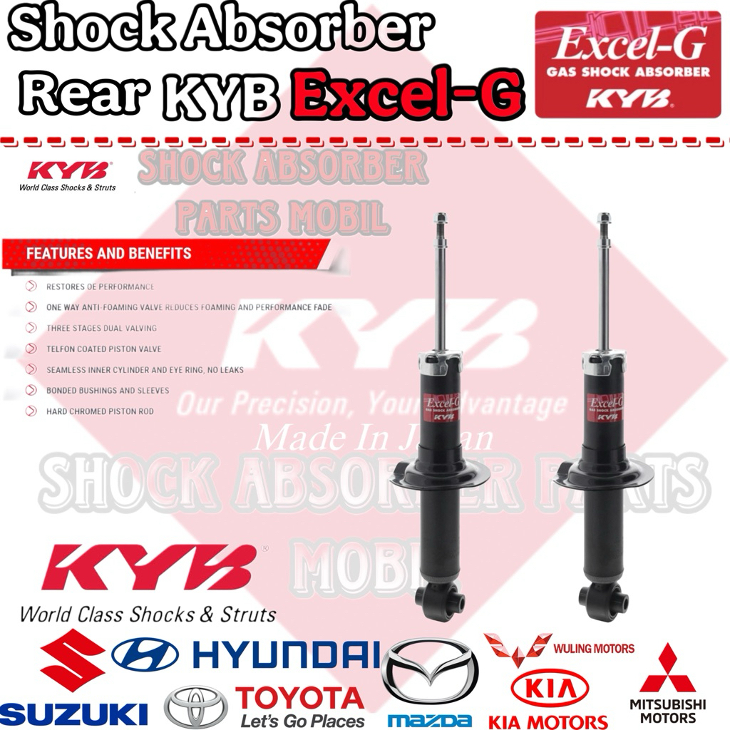 SHOCKBREAKER BELAKANG ESCUDO 1.6 CC KAYABA EXCEL G ORIGINAL
