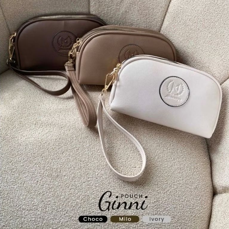 Moonzaya Ginni pouch dua sekat (info mau warna apa ya)