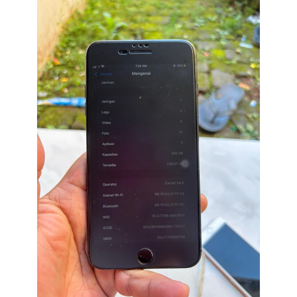 iphone 8 plus 256GB jetblack
