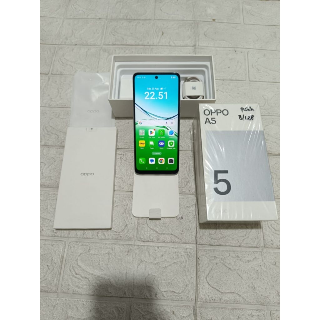 Oppo A5 Ram 8+8/128 Pemakaian 3 Hari Fullset Original (Seken Like New)
