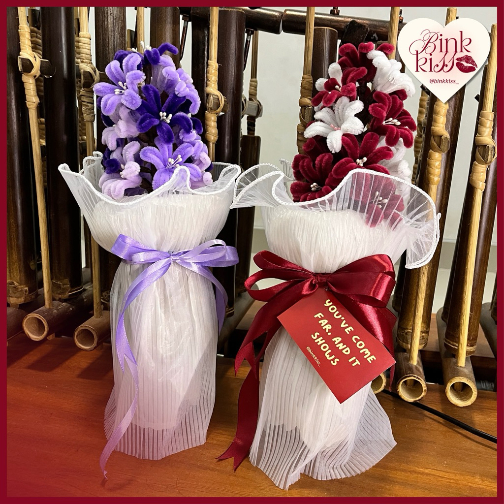 Pipe Cleaner Bouquet [With LED]