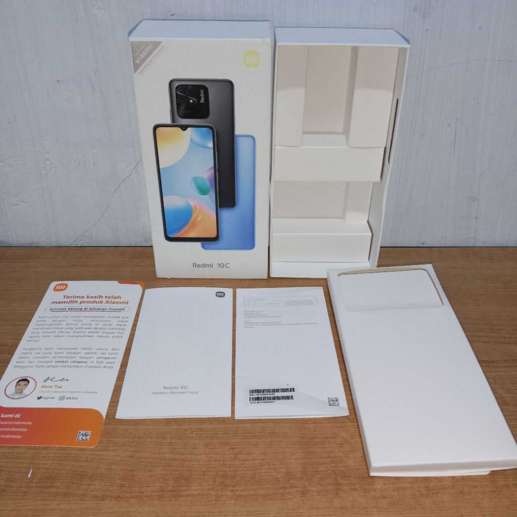 BOX/DUS HP REDMI 10C BOK ORIGINAL ASLI