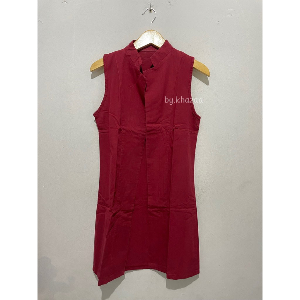 PRELOVED - Vest / Cardigan Long Tunik / Outer Tanpa Lengan