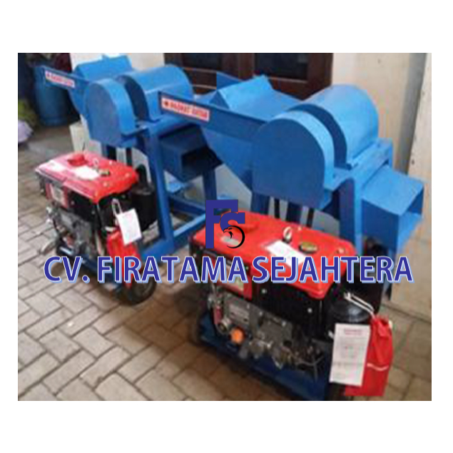 Mesin Chopper Rumput dengan Penggerak Motor Diesel 7-8 PK Merk Jiangfa/Jiangfung