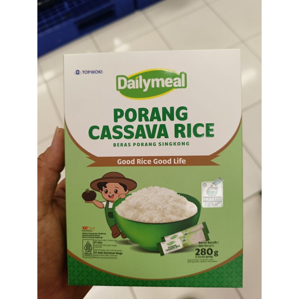 

Dailymeal Beras Porang Cassava Rice (280 gr)