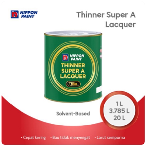 NIPPON THINNER SUPER A LACQUER-PELARUT CAT DASAR NIPPON PAINT | Nippon Paint Thinner A Special