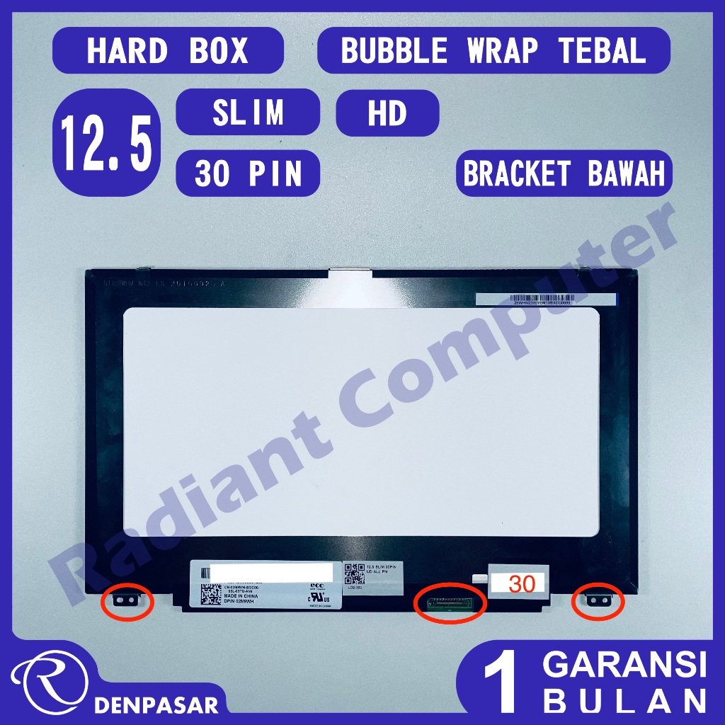 LCD LED Dell Latitude 5280 5288 7280 7290