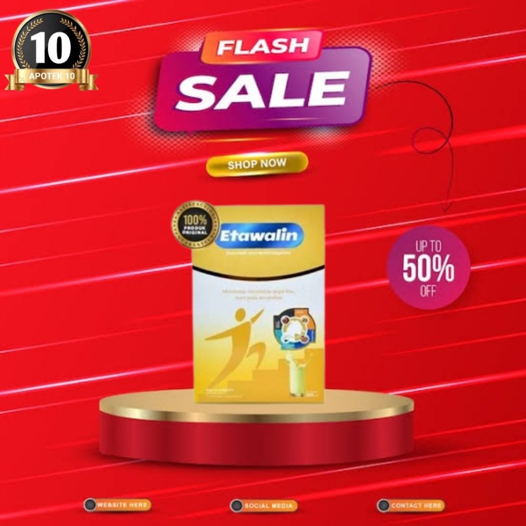 

Etawalin Original Susu Herbal Kambing Etawa Atasi Asam Urat Nyeri Sendi Dan Tulang Official 200Gr