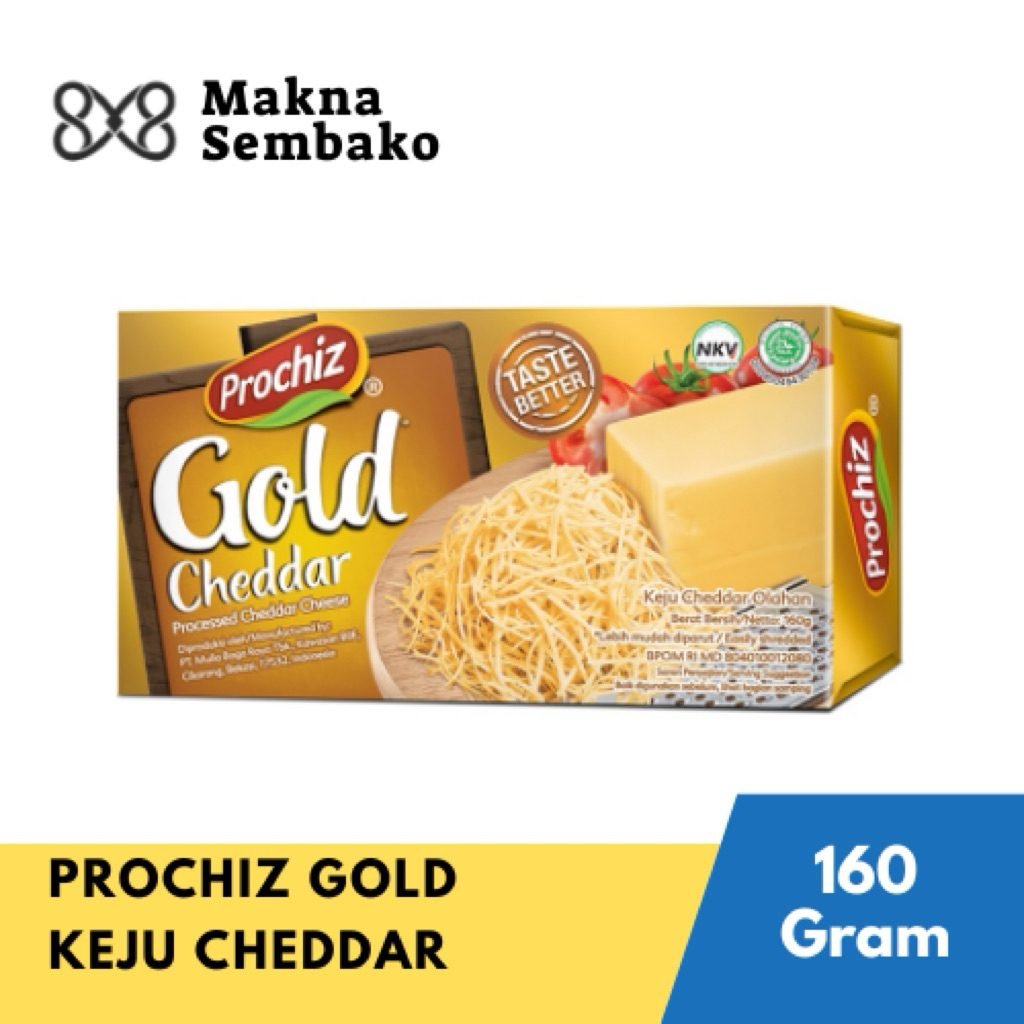 

PROCHIZ GOLD KEJU CHEDDAR 160 Gram