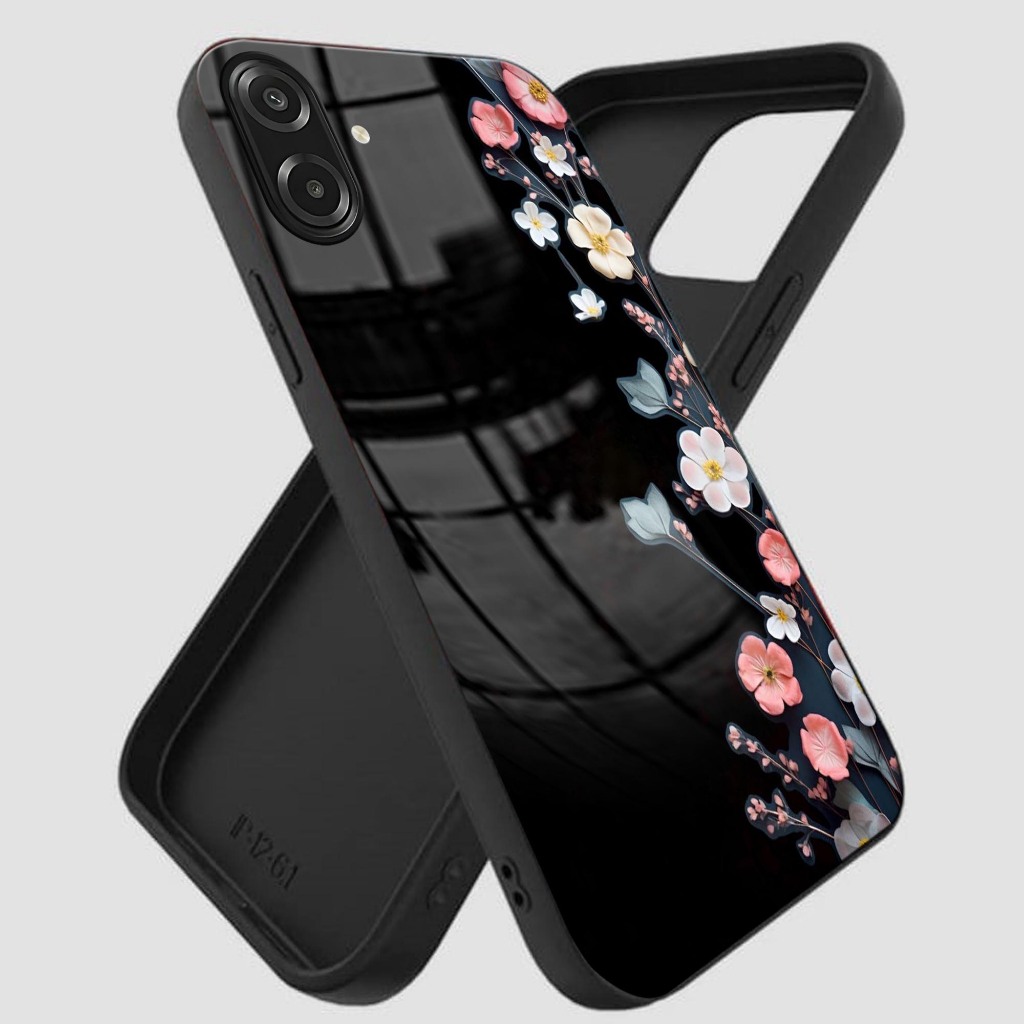 Softcase Glass Kaca Arylic Compatible Untuk Type Hp Samsung A07 Casing Android Case Glossy [K02]