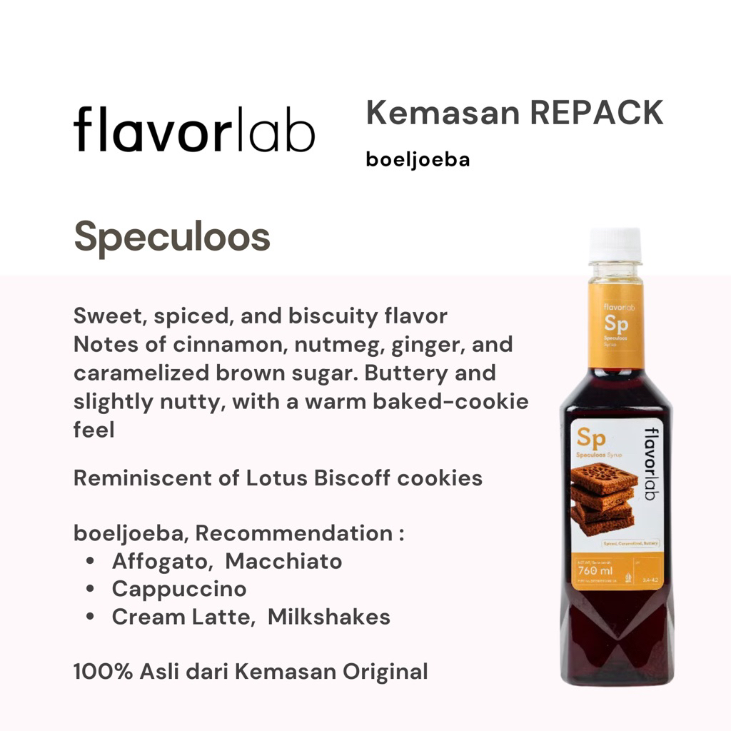 

Flavorlab - Speculoos Syrup Repack [30, 50, 100] g