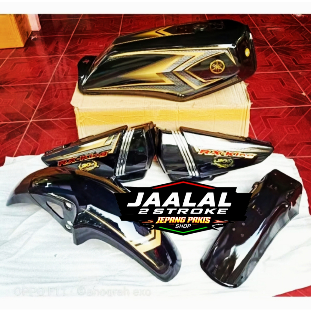 PAKET COVER BODI BODY YAMAHA RX KING NEW RX K TAHUN 2003 SE 2004 WARNA BIRU HITAM MERAH MARON MARUN 