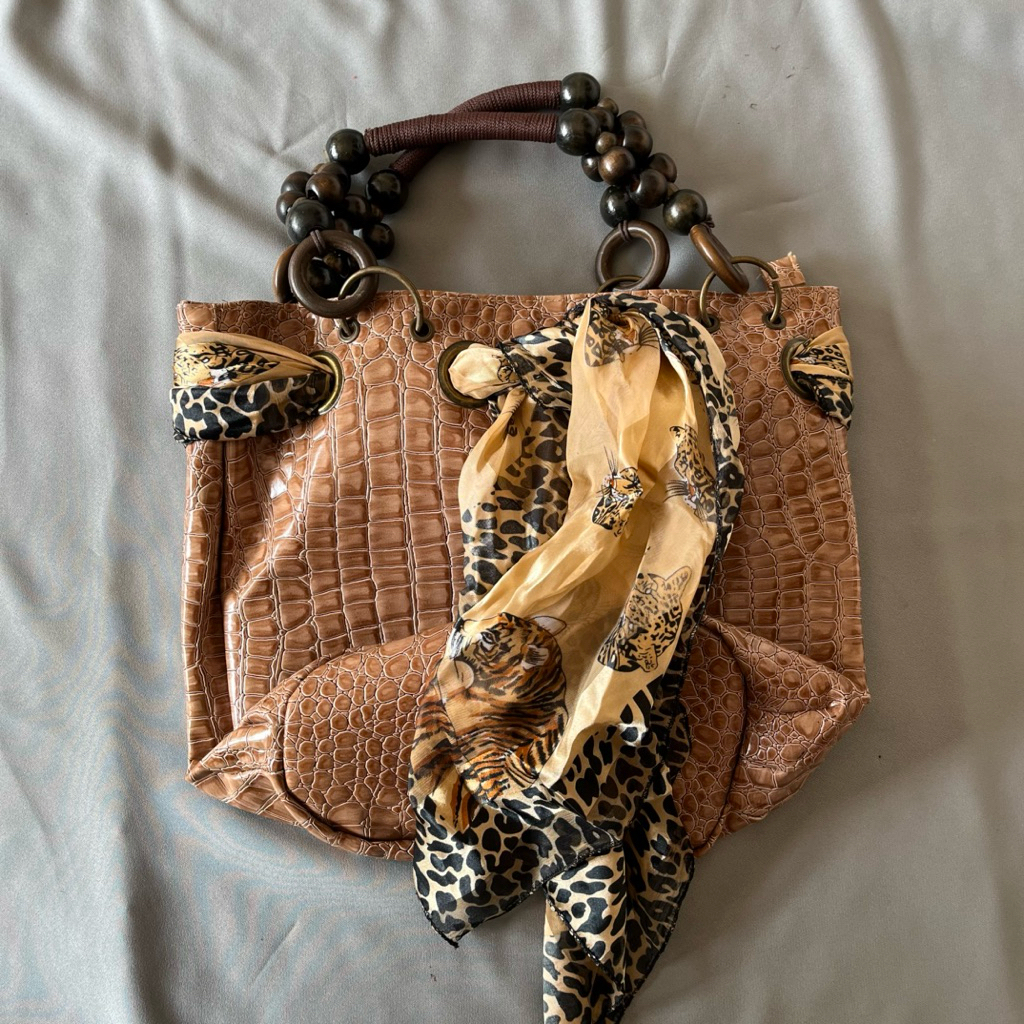 Tas Wanita Hand Bag Croco Murah - Preloved Impor