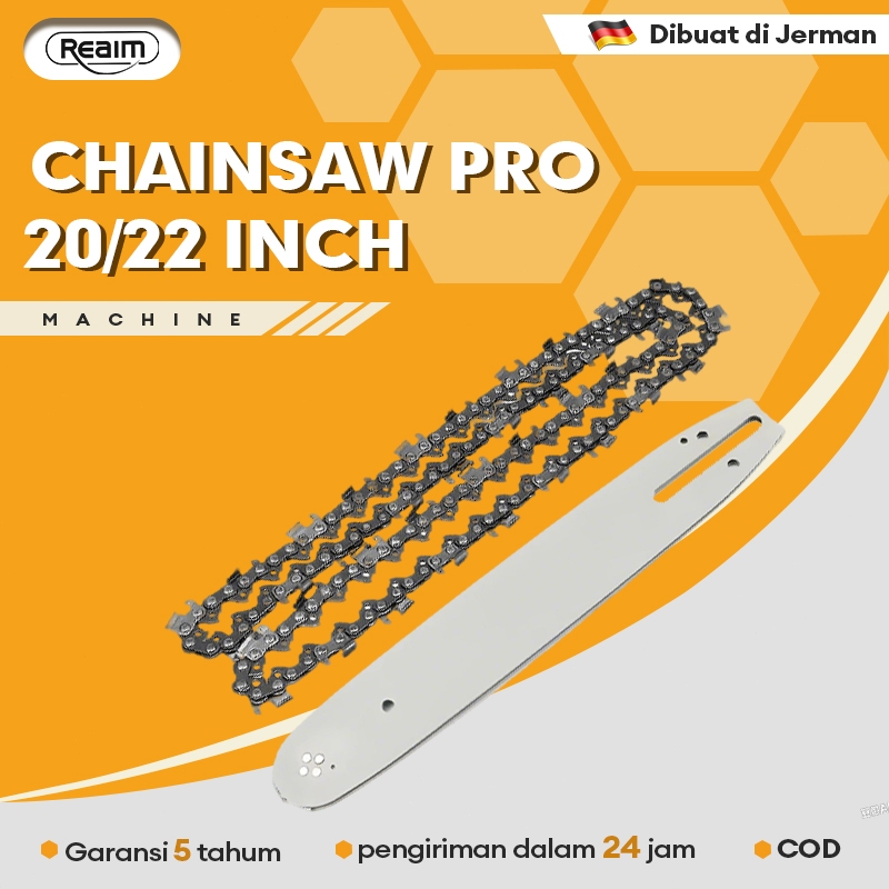 Reaim Guide Bar Chainsaw Rantai Gergaji Mesin Aksesoris Bar Chain Untuk Electric Chainsaw