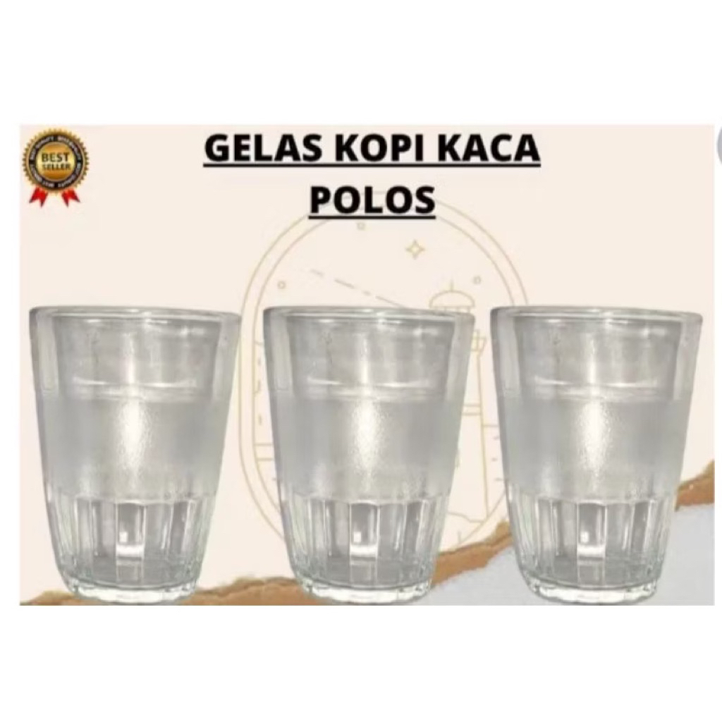 KEDAUNG GELAS KOPI / WARKOP MURAH 6PCS