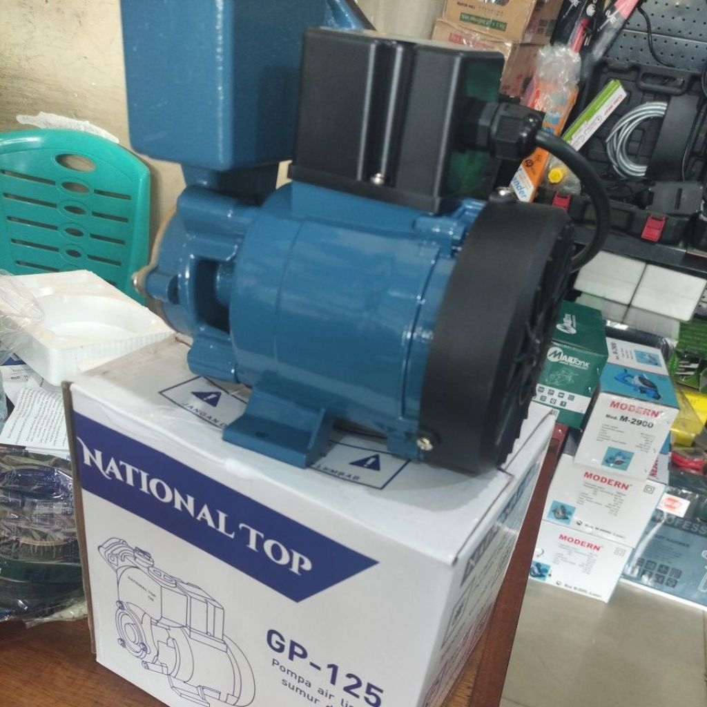 Mesin Air National TOP 125watt/ mesin pompa air national top 125 watt ( MESIN AIR )