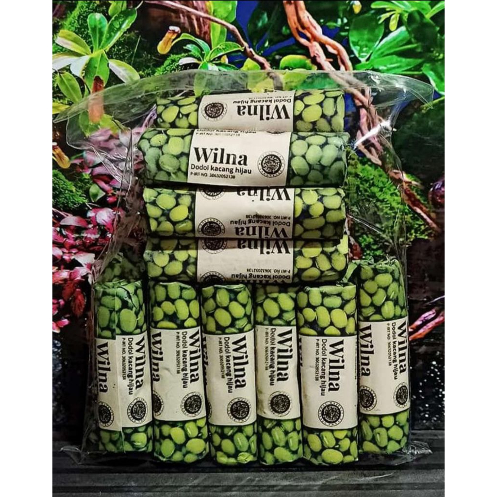 DODOL WILNA KACANG HIJAU & KACANG MERAH 375GR KHAS GARUT MAKANAN CEMILAN HALAL