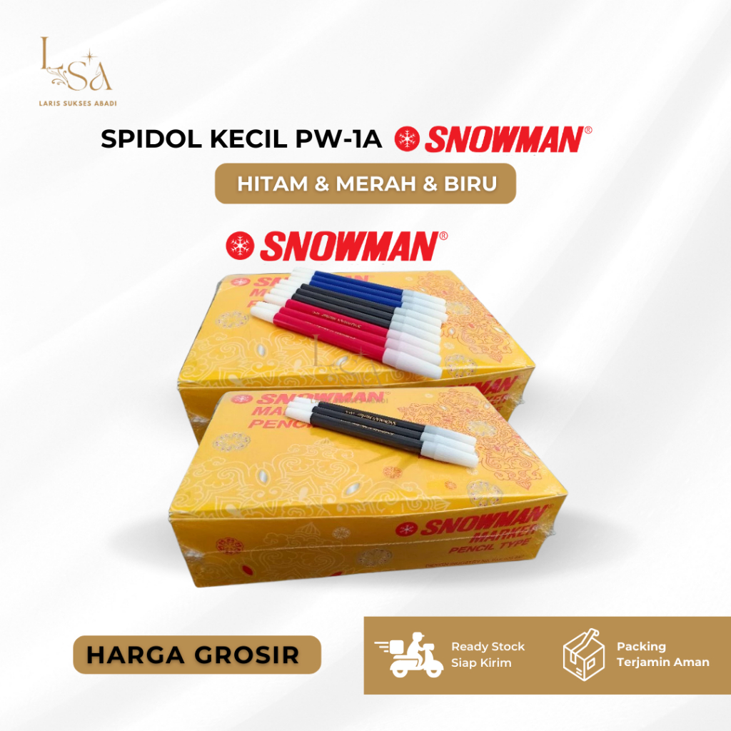 

Spidol Snowman Kecil PW-1A